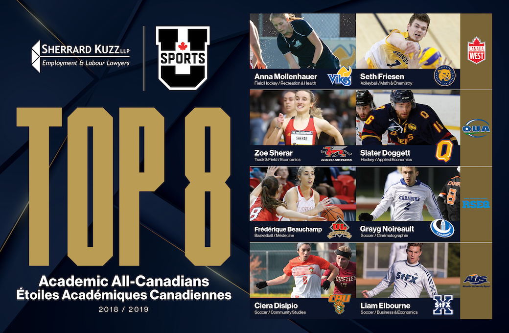 Top Academic All-Canadians announced for 2018-19 season — U SPORTS